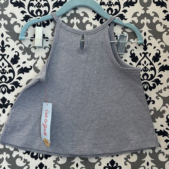 Cat & Jack Girls 18M Summer 3pc Set, Tank Top,‎ Eyelet Lace Short, Scooter Skit - Picture 12 of 14